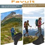 4 Pack Rubber Tips for Hiking Poles