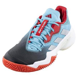 adidas Women's Barricade Tennis Sneakers - Blue/Silver 7.5