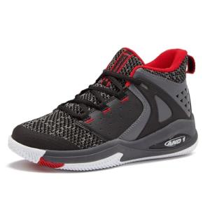 AND1 Takeoff 3.0 Kids Basketball Sneakers - Black/Red