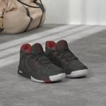 AND1 Boys Basketball Shoes - Black/Dark Grey/Red