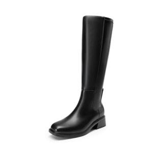 DREAM PAIRS Women's Knee High Square Toe Boots