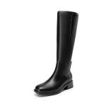 DREAM PAIRS Women's Knee High Square Toe Boots