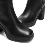 DREAM PAIRS Women's Black Chunky Platform Boots