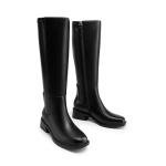 DREAM PAIRS Women's Knee High Square Toe Boots