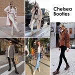 Athlefit Women's Chunky Heel Chelsea Boots Size 7