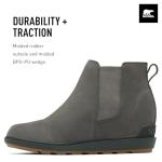 Sorel Evie II Chelsea Sneakers in Quarry/Grill