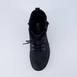 Dunes Women's Kobe Heeled Black Combat Boots