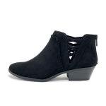 Sincere Women's Black Low Ankle Booties