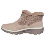 Skechers Women’s Cozy Inn Zip-Up Bootie, Dark Natural