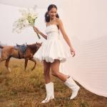 DREAM PAIRS Women's Mid Calf Cowboy Boots