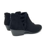 Sincere Women's Black Low Ankle Booties
