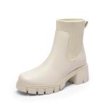 DREAM PAIRS Women's Chunky Heel Chelsea Boots
