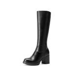 DREAM PAIRS Women's Chunky Knee High Platform Boots