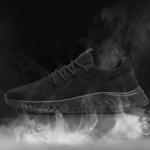 Women's Lightweight Slip-On Athletic Sneakers - Black