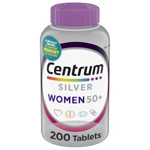 Centrum Silver Women 50+ Multivitamins - 200 Tablets