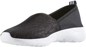 adidas Cloudfoam Lite Racer Slip-On Sneakers, Black/White