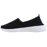 adidas Cloudfoam Lite Racer Slip-On Sneakers, Black/White