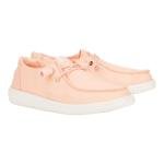 Hey Dude Women's Peach Wendy Stretch Sneakers, Size 6