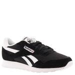 Reebok Classic Nylon Sneakers - Black/White, Men's 12