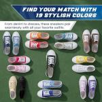 Fashionable Blue Women's Canvas Tennis Sneakers