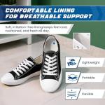 Fashionable Blue Women's Canvas Tennis Sneakers