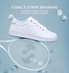 K-Swiss Men's Court Pro II Sneakers, White/Silver