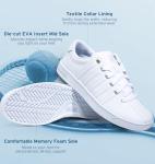 K-Swiss Men's Court Pro II Sneakers, White/Silver