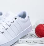 K-Swiss Men's Court Pro II Sneakers, White/Silver