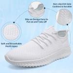 YRLTYO Women's Lightweight Slip-On Gym Sneakers