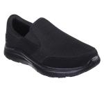 Skechers Men's Flex Advantage Work Shoe, Black