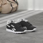 Reebok Classic Nylon Sneakers, Black/White, Men's US 10