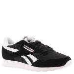 Reebok Classic Nylon Sneakers, Black/White, Men's US 10