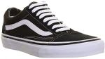 Vans Old Skool Sneakers, Black/White, Size 4.5 UK