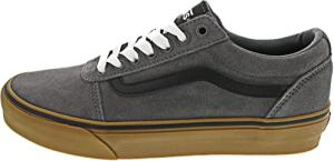 Vans Ward Sneaker for Men, Gray Suede, Size 43