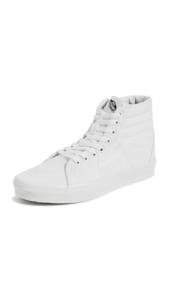 Vans SK-8 High Top Sneakers in True White