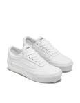 Vans Women's Ward Platform White Canvas Sneakers