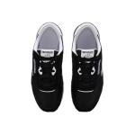 Reebok Boys' Classic Nylon Sneakers, Black/White