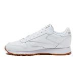 Reebok Classic Leather Sneakers in White/Grey