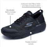 Skechers Men's Max Cushion Slip-Ins, Black Sneakers