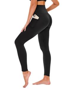 Women's High-Waisted Tummy Control Leggings with Pockets