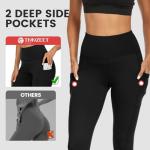 Women's High-Waisted Tummy Control Leggings with Pockets