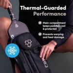 CRBN Water-Resistant Pickleball Sling Bag for 3 Paddles