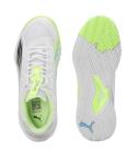 PUMA Men's Nova Court Pickleball Sneakers - White/Blue/Apple