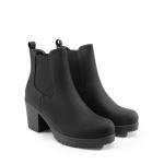 DREAM PAIRS Women's Black PU Ankle Boots 8 US