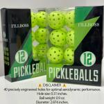 Premium Outdoor Pickleball Balls Set of 12