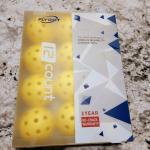 Asbocer USAPA Approved 12-Pack Outdoor Pickleballs