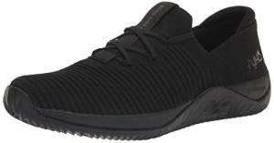 RYKA Women's Echo Knit Slip-On Sneaker, Black