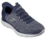 Skechers Men's Navy Slip-in Sneaker, Size 10