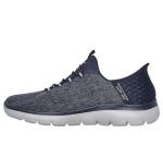 Skechers Men's Navy Slip-in Sneaker, Size 10