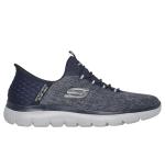 Skechers Men's Navy Slip-in Sneaker, Size 10